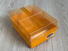 Boite Vintage Miflex Boite à sucre ou à biscotte Orange