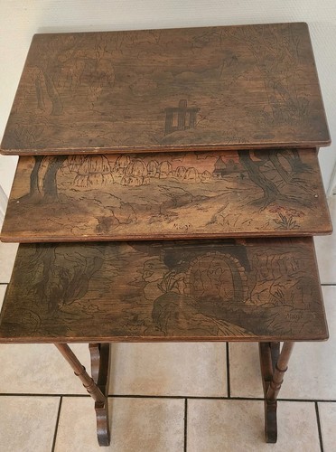 Tables gigognes anciennes - tables,