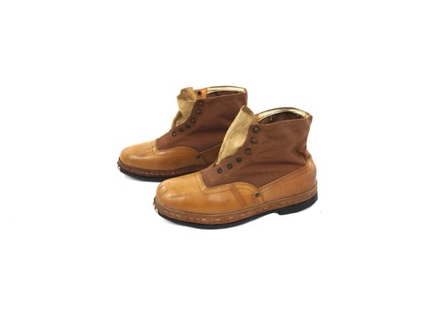 Vintage french army boots - french,