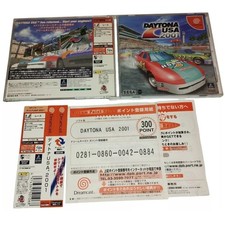 Daytona Usa 2001 Sega Dreamcast Jeux Import japonais + spincard