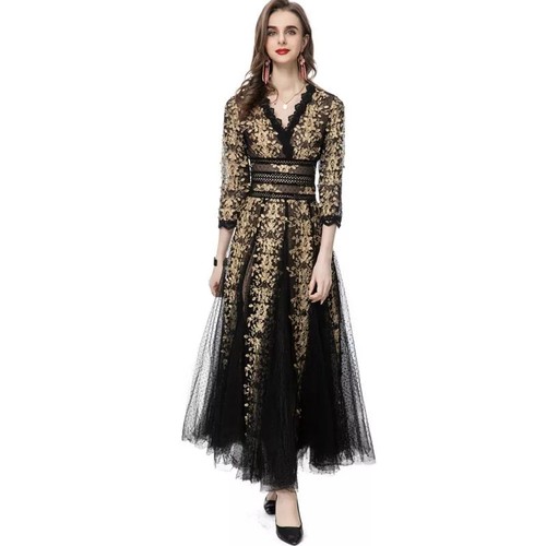 Robe costume élégant long - costume,