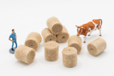 9 bottes de foin rondes H0