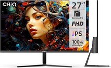 Écran PC CHIQ 27" IPS FHD 100Hz FreeSync | Ultra-Mince 99% sRGB | HDMI/Type-C/DP