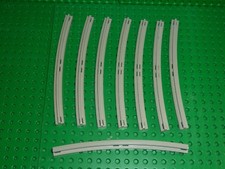 8x Piece rail courbe LEGO