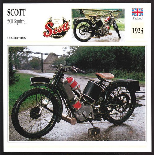 1923 scott 500cc squirrel - 500cc,