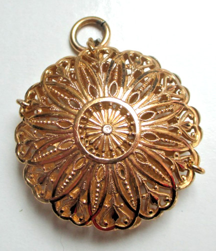 Grand pendentif léger couleur