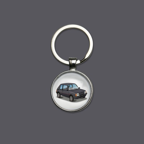Porte clés peugeot 205 - porte-clés,