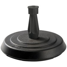EDA - Pied de parasol béton rond 14kg gris foncé
