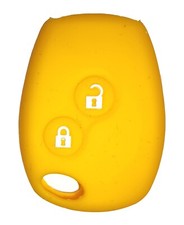 Housse Silicone pour Clé Renault Clio 3 Twingo Master  Kangoo Trafic Modus Jaune