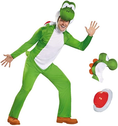 Yoshi adult deluxe costume - adult,