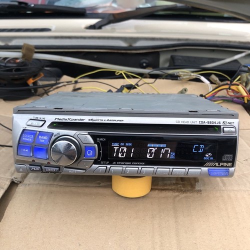 Tête autoradio alpine - tête, cd