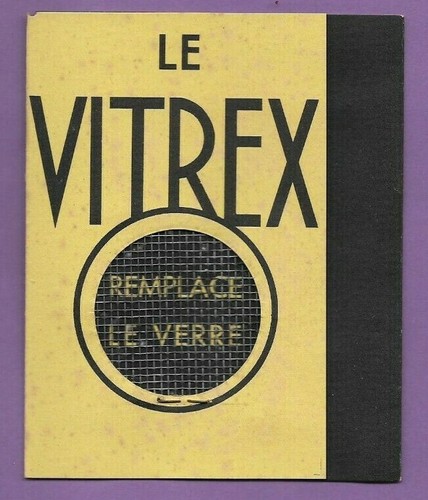 Vitrex remplace verre - le,