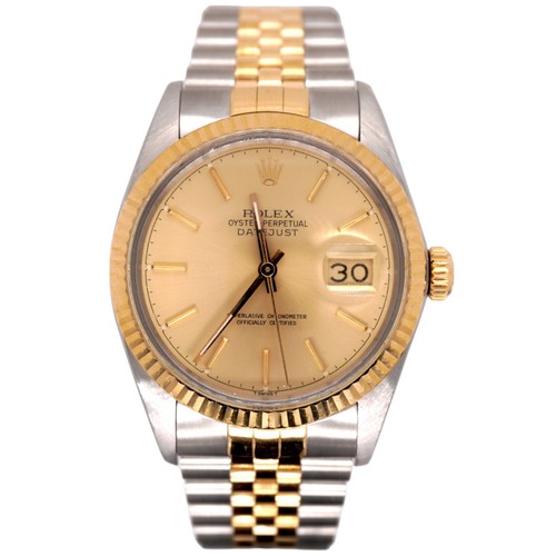 Rolex hommes datejust 36mm 18k - rolex,
