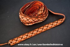 10 mètres de galon, passementerie, mercerie ancienne, orange