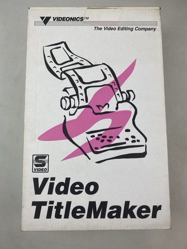 Videonics video titlemaker - videonics,