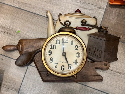 Vintage clock mcm retro - clock,