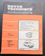 Revue technique SIMCA  1100   1100 Special    1100 TI