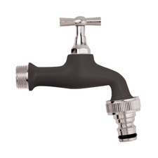 Schläfer 435720 - Robinet de jardin coloré 1/2 x 3/4 pouce robinet de fontain...