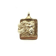 Pendentif lion 2,9 cm or jaune