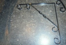 Equerre Murale Fer Crochet de Pot de Fleur Tablette Potence d'Enseigne Boutique 