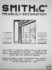 PUBLICITÉ SMITH & Cie MEUBLES