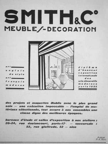 Publicité smith cie meubles - smith,