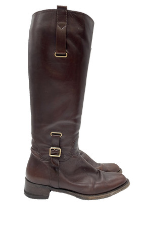 Bottes équitation cuir - d'équitation, en