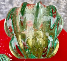 Barovier & Toso | Bougeoir moderniste Cordonato D'Oro - N°1