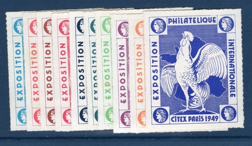 France vignette citex 1949 - vignette,