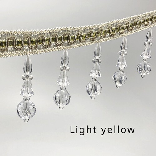 12m longueur perles frange - longueur,