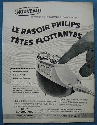 Publicité papier rasoir - papier,