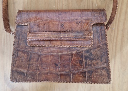 Sac cuir crocodile - de,
