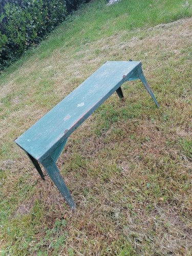 Banc tôle style tolix - , ancien