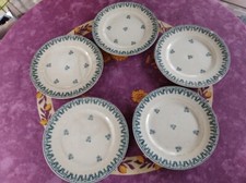 5 Assiettes Plates anciennes