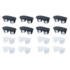  Boîte de rangement 16 pièces roulettes auto-adhésives poubelle durable