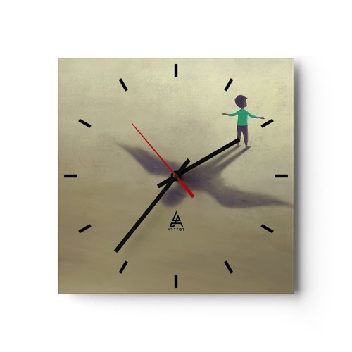 Horloge murale verre - murale,
