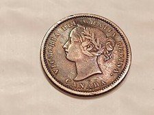Canada 1870 narrow 0 dime