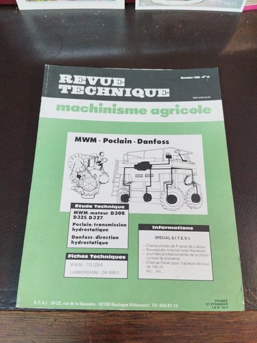 Revue technique machinisme - (1a)revue,