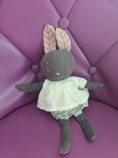 Doudou lapin lune - doudou,