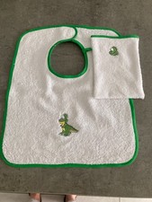 bavoir enfant+ gant  éponge