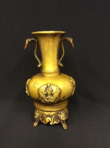 Antique chinese bronze vase - antique,