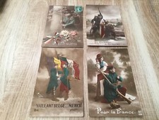LOT DE 4 CARTES POSTALES