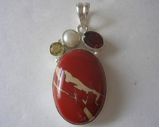 UNIQUE 1 7/8" Sterling Silver