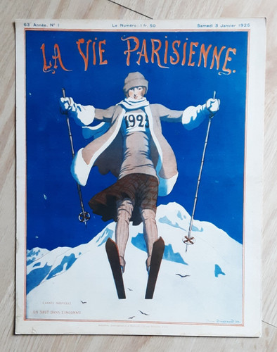 Poster vie parisienne - poster, la