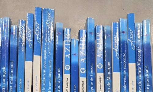 Lot livres harlequin azur - lot,