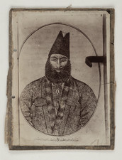 Portrait qajar elite - of,