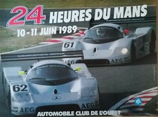 Affiche 24h mans 1989 - 24h, du
