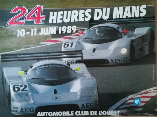 Affiche 24h mans 1989 - ,