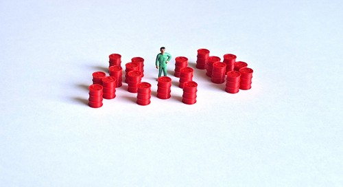 Lot fûts rouges bidons - lot, 20