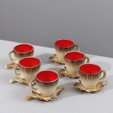 Bruno Boite Poterie du Breuil à Sarlat Vintage Service à Café en Céramique 1960s